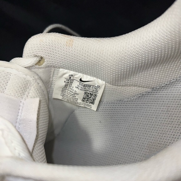 Nike Air Force 1 White Sneakers Women’s US 8 - Picture 9 of 9